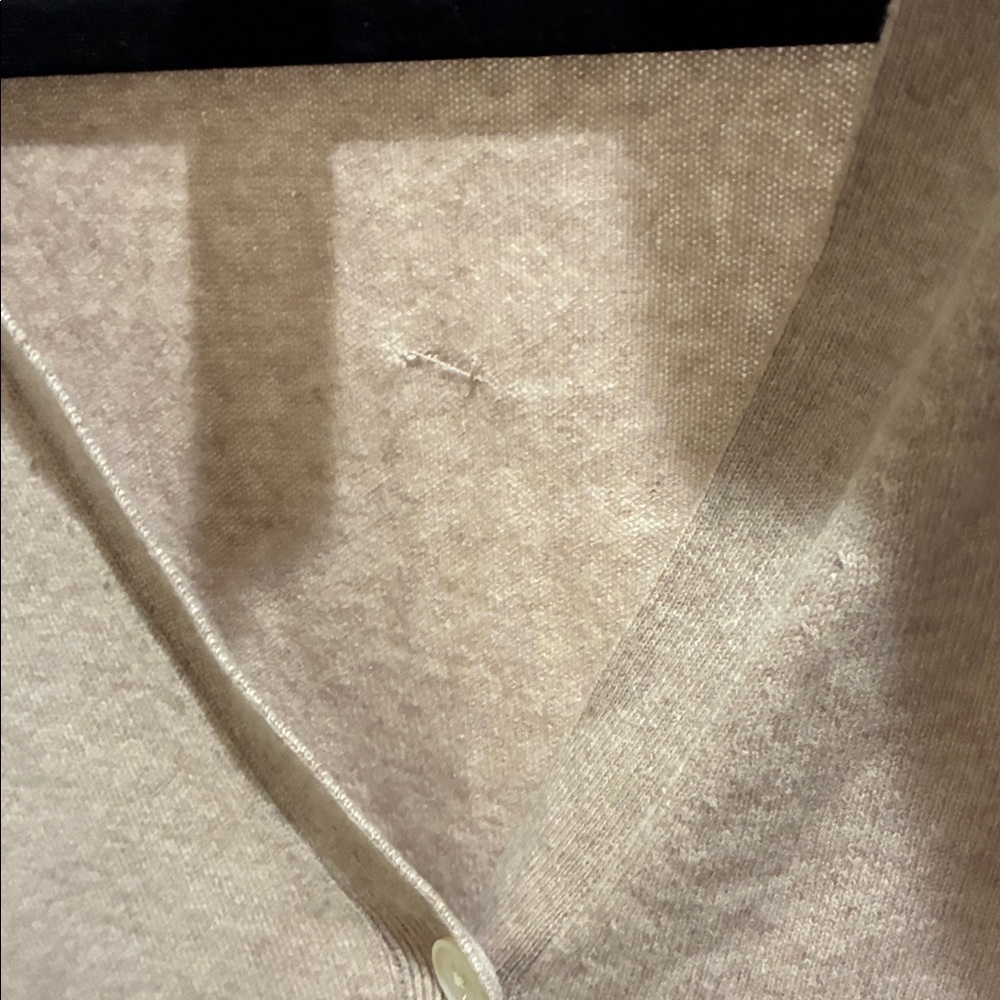 J. Crew Women's Beige cashmere Cardigan Sweater - Picture 6 of 6